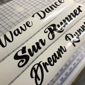 Boat Name Stickers