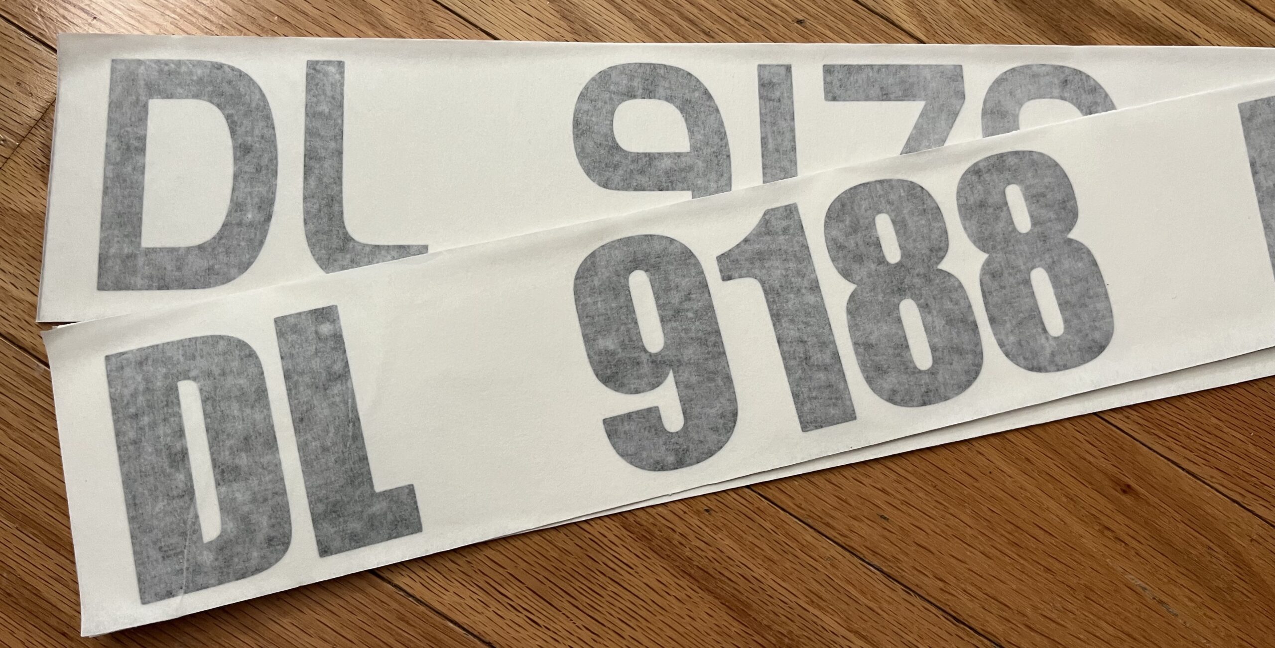 DL Delaware boat registration stickers