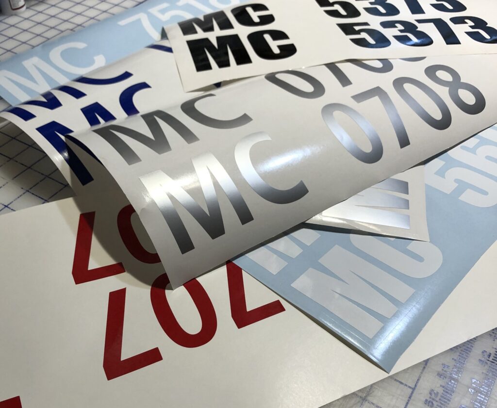 Boat Registration Stickers - Any boat, any state, easy to apply boat registration stickers